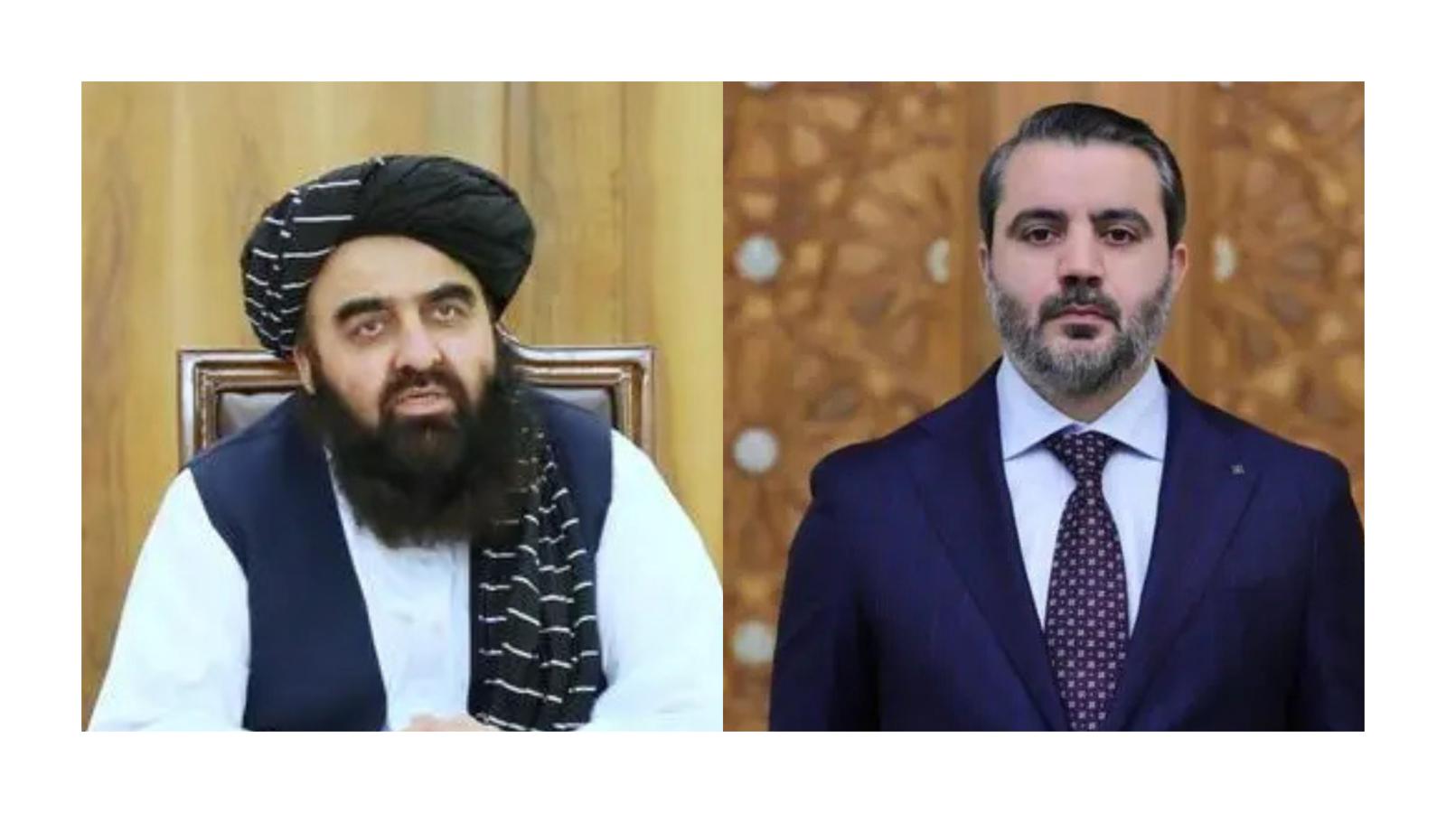 وزیر خارجه سوریه در گفت‌وگو با متقی بر تقویت روابط با "مردم افغانستان" تاکید کرد