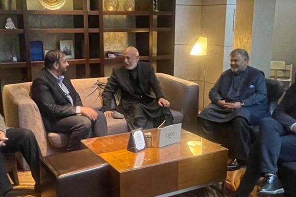 Karzai Meets Senior NRF Member in Germany