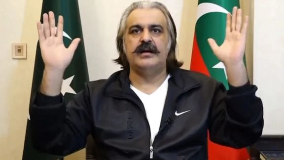 علي امین ګنډاپور: که حکومت د پښتونخوا حق رانه کړي اسلام اباد ته په لاریون ورځو