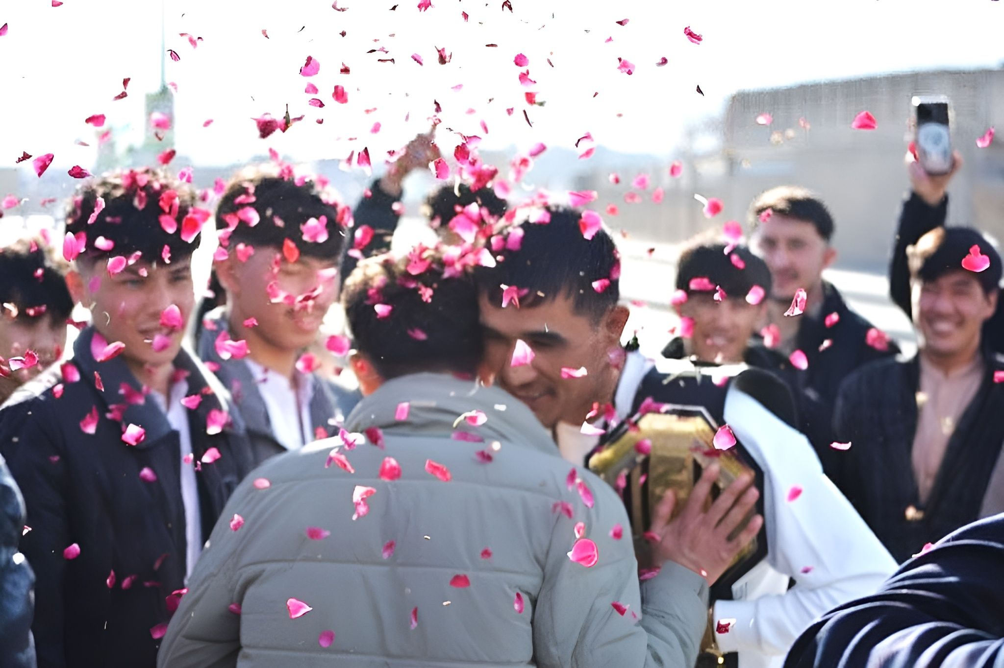 استقبال باشکوه از احمد سهیل جعفری، قهرمان مبارزه‌های آزاد پاکستان