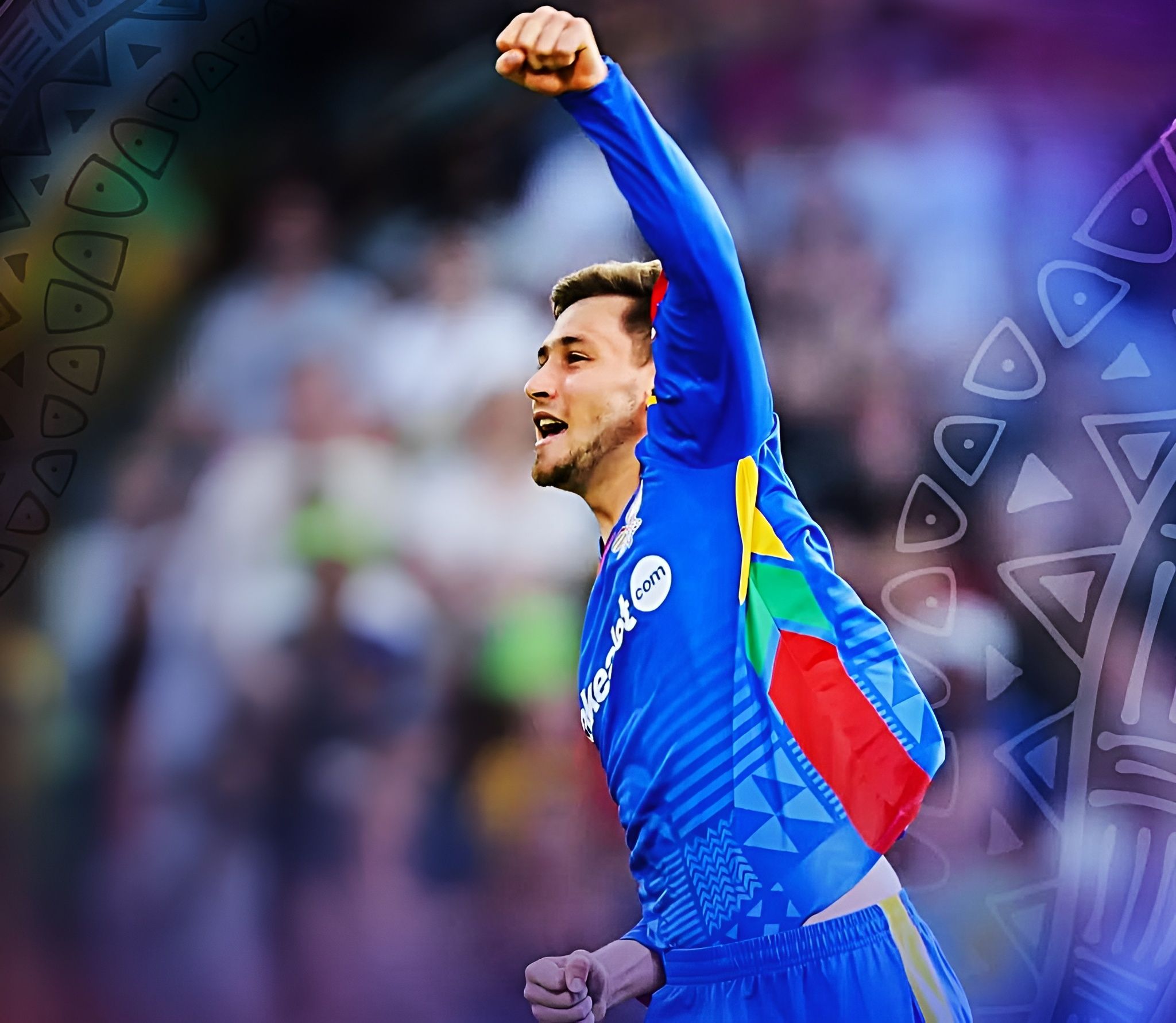 درخشش نور احمد لکنوال ستاره کریکت افغانستان در لیگ افریقای جنوبی