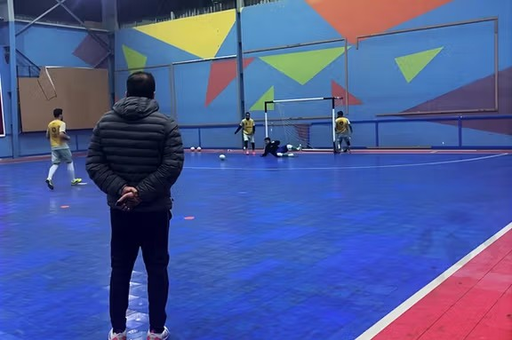 کابل ته تر ستنېدو وروسته؛ د افغانستان د فوټسال ملي لوبډلې خپل تمرین پیل کړ