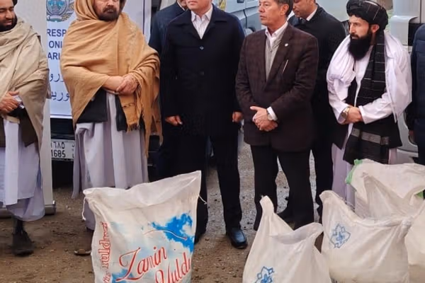 اوزبیکستان کمک بشردوستانه به افغانستان فرستاد