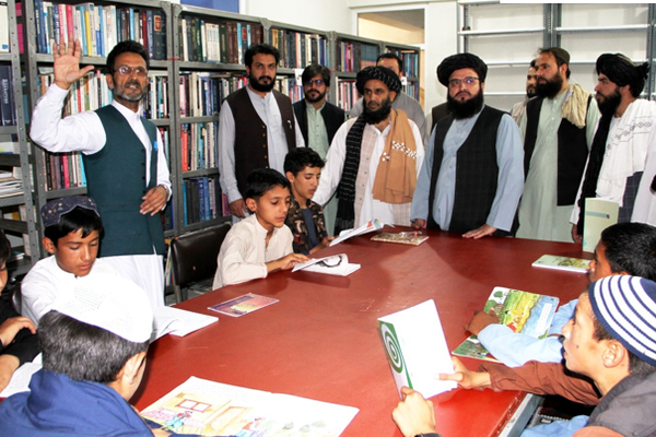 طالبانو د کابل ۱۲ مې ناحیې په عامه کتابتون کې د ماشومانو څانګه پرانېسته