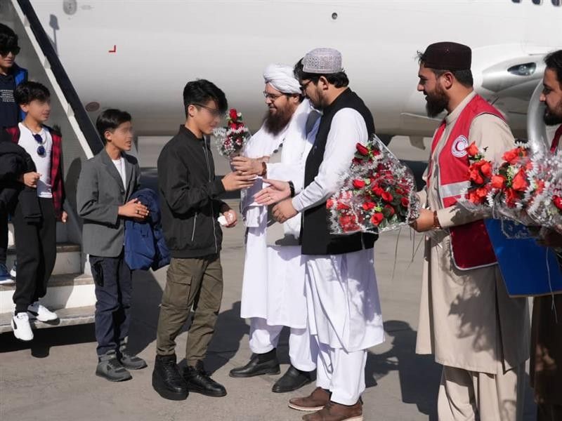 ۴۹ کودک افغان پس از درمان در آلمان به افغانستان بازگشتند
