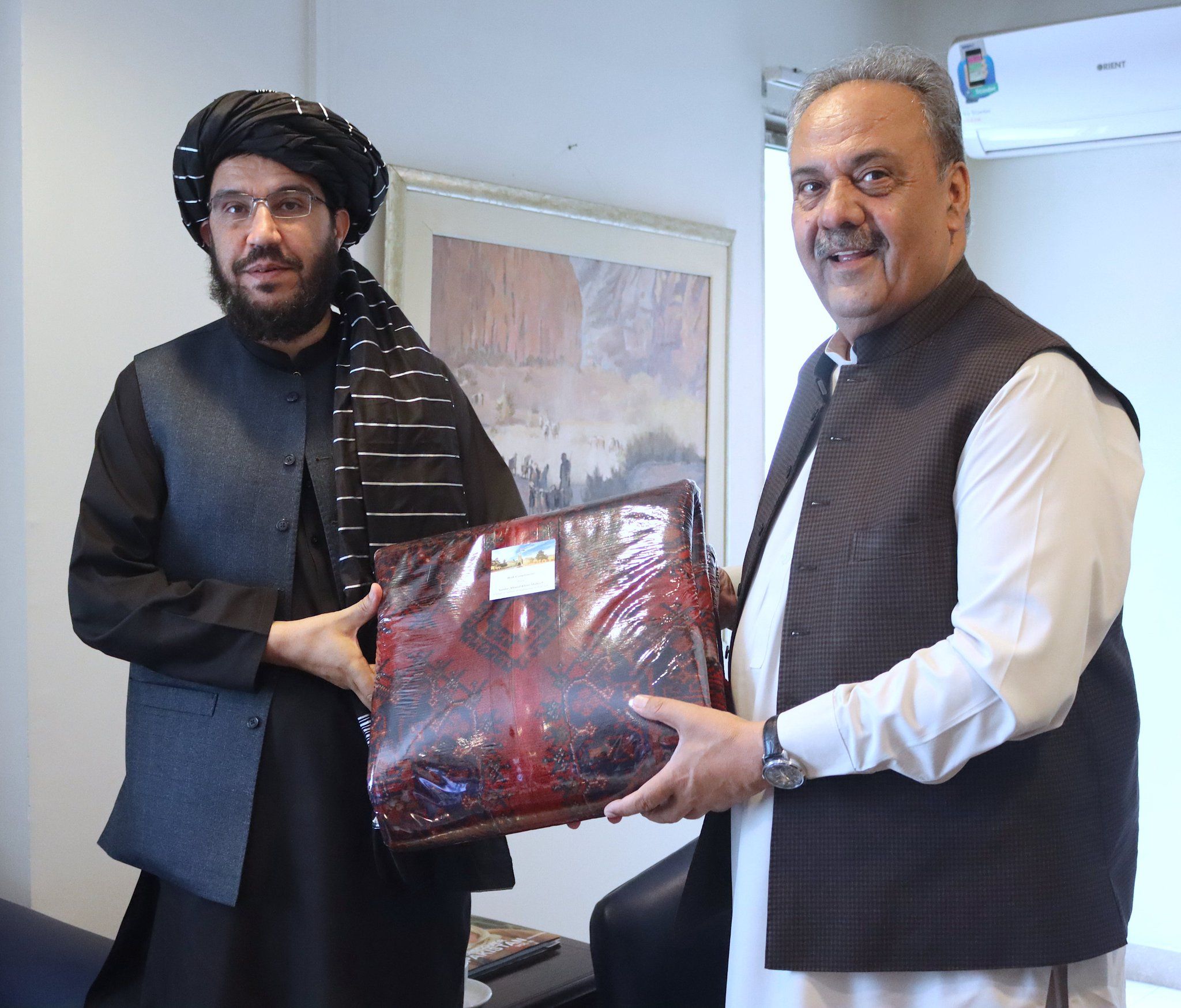 نماینده پاکستان در امور افغانستان با سرپرست سفارت طالبان در اسلام‌آباد دیدار کرد