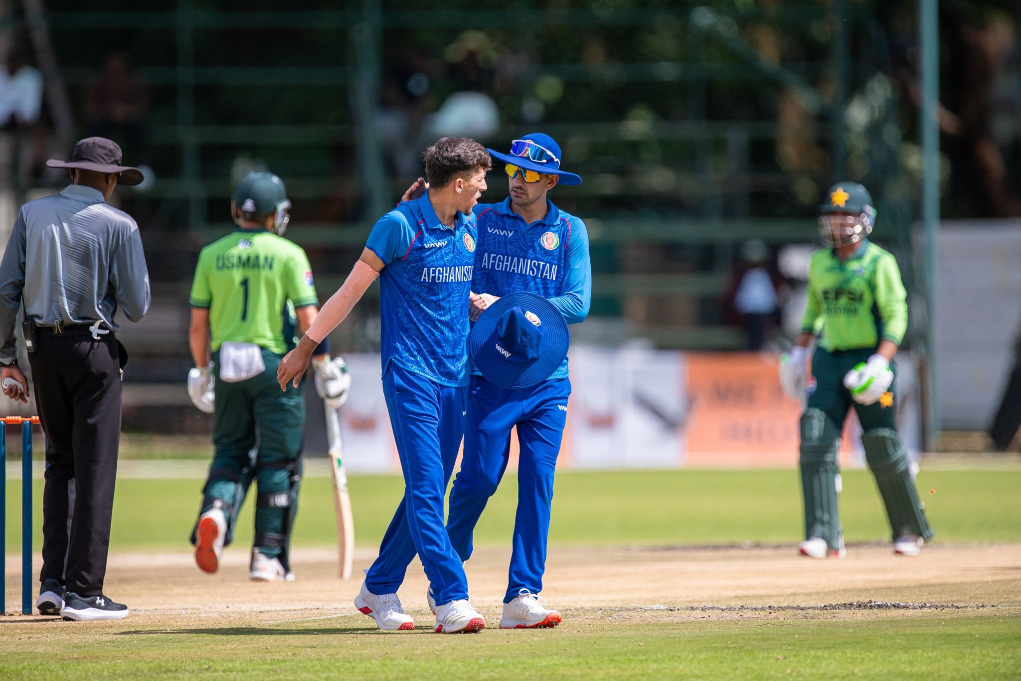 شکست تیم کریکت نوزده سال افغانستان مقابل پاکستان در دیدار نزدیک