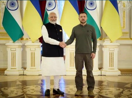 زلنسکی می‌گوید هند از تمامیت ارضی اوکراین حمایت می‌کند