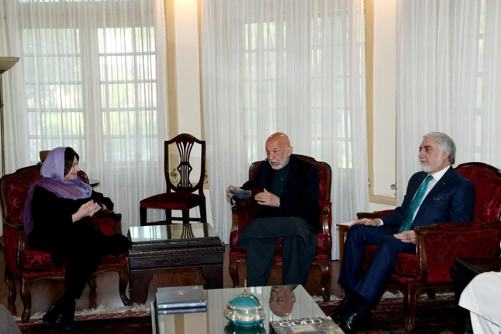 رایزنی معاون دبیرکل سازمان ملل با دو سیاستمدار برجسته افغانستان درباره نشست سوم دوحه