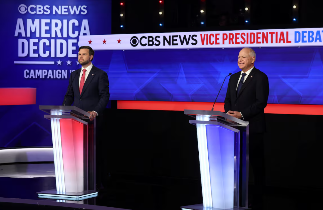 دو طرف بیشتر در مورد ترامپ و هریس حرف زدند