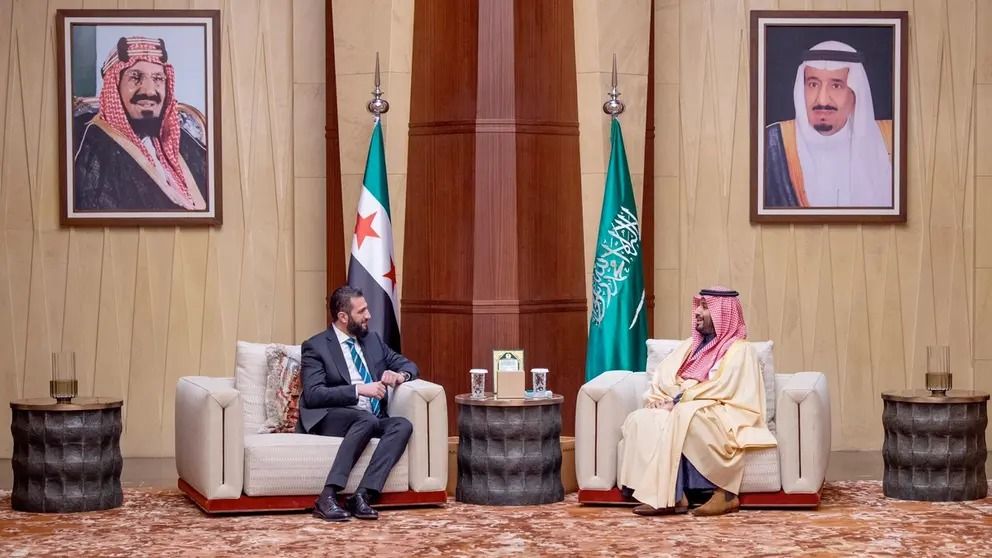 احمد الشرع در اولین سفر خارجی خود با محمد‌ بن‌سلمان در ریاض دیدار کرد