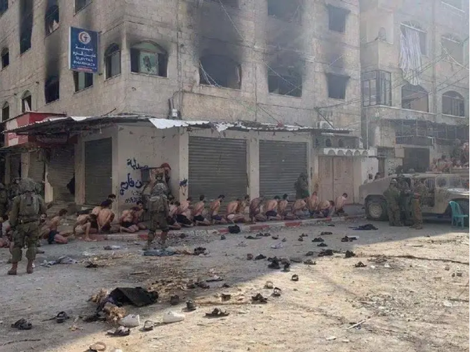 د اسراییل له خوا د نیول شویو فلسطینیانو د نیمه بربنډو انځورونو خپرېدو نیوکې راوپارولې