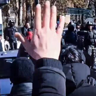 شعار سرنگونی جمهوری اسلامی در پنجمین روز اعتراضات ایران