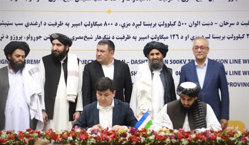 طالبان از امضای قرارداد چهار پروژه برق با اوزبیکستان خبر داد