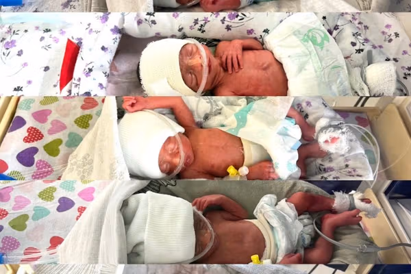 یک مادر در کابل پنجگانه به دنیا آورد