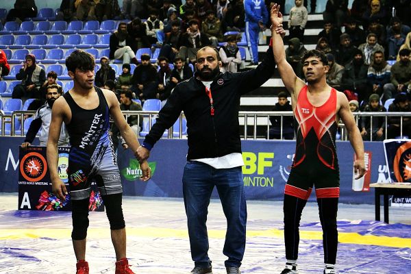 آغاز رقابتهای گزینشی تیم ملی کشتی فرنگی افغانستان در کابل