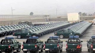 طالبان د پولیسو رینجر موټرې په ټویوټا موټرو بدلوي