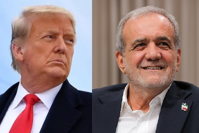 ټرمپ او پزشکیان د ایران د اټومي وسلو په اړه بېلابېل دریځونه څرګند کړي
