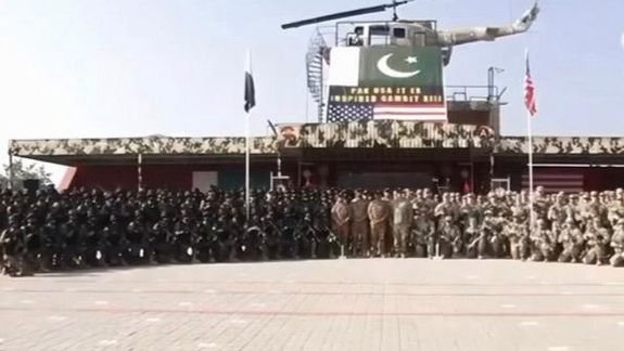 پاکستاني او امریکايي ځواکونو په نوښار کې د ګډو پوځي تمرینونو دیارلسم پړاو پیل کړی