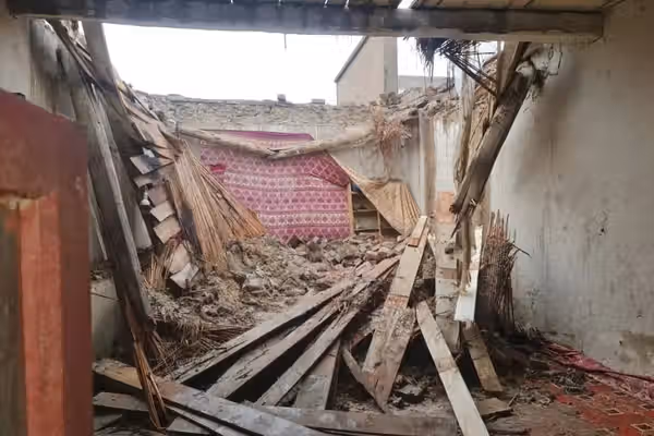 په خوست کې سختو ورښتونو او سېلابونو ۸۰ جریبه کرنیزه ځمکه زیانمنه کړې ده