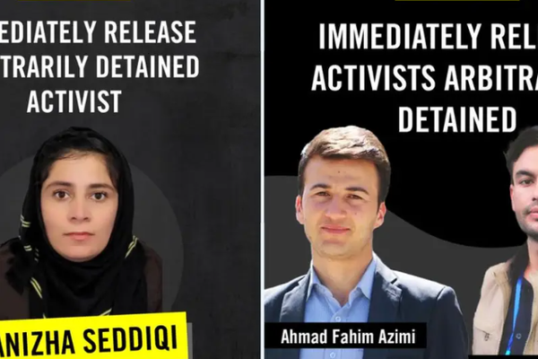 Write Letters To Taliban Seeking Release of Afghan Activists, Amnesty Requests Public