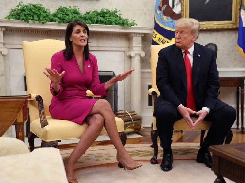 نیکی هیلی در انتخابات مقدماتی در واشنگتن ترامپ را شکست داد