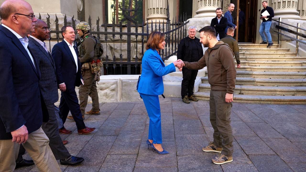 رئیس مجلس نمایندگان امریکا برای ابراز همبستگی به اوکراین سفر کرد