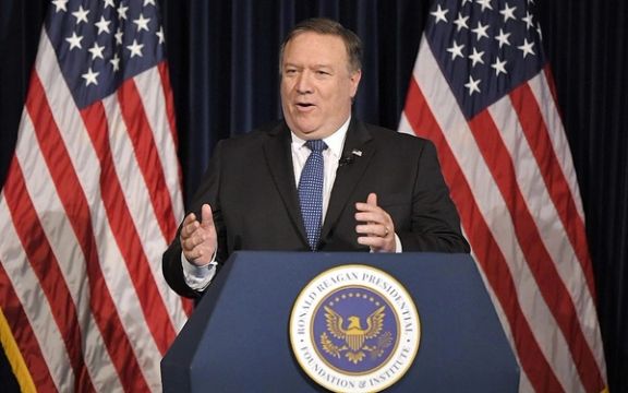 پمپیو: ایرانیان د داسې یوه حکومت وړ دي چې د خلکو د ګټو په فکر کې وي نه د ملایانو