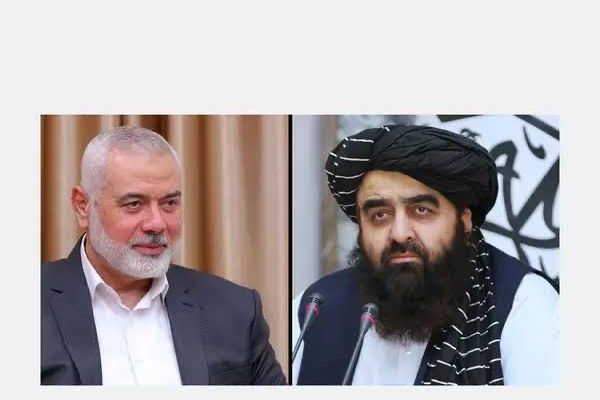 Taliban’s FM & Hamas Political Bureau Chief Discuss Gaza