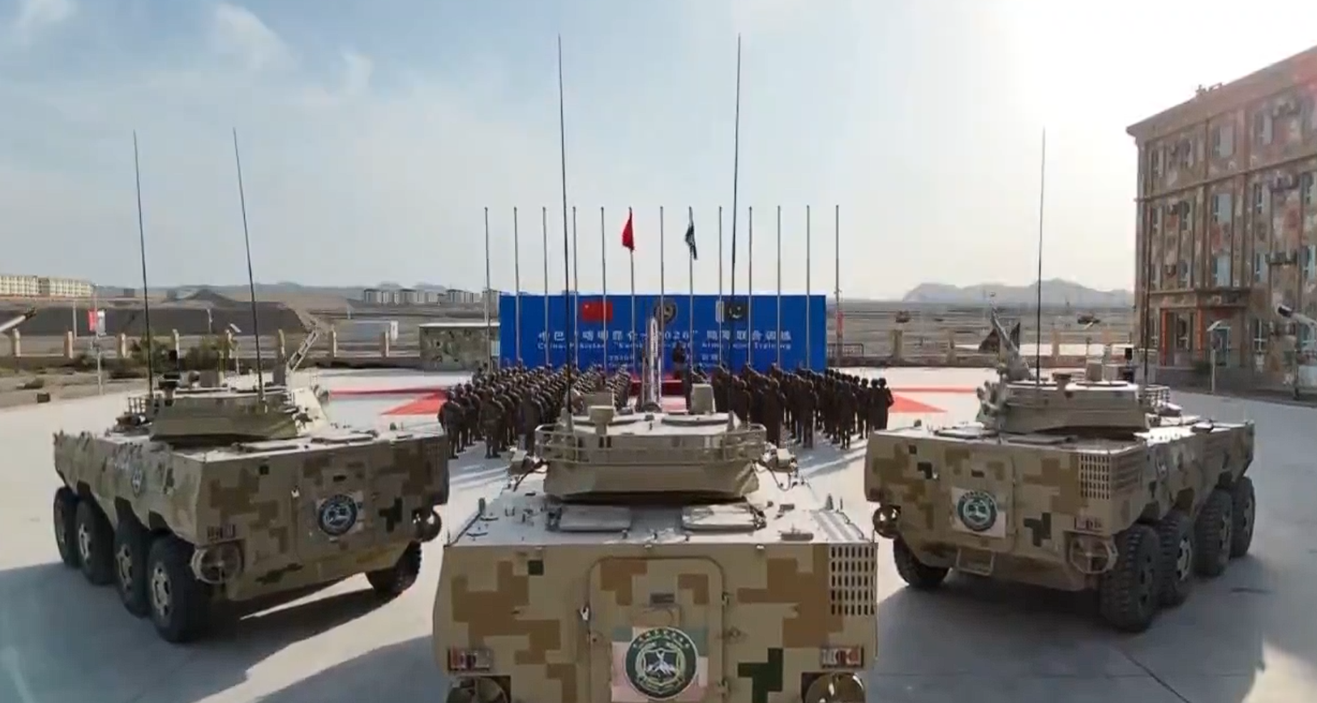 چین او پاکستان په سنکیانګ کې د ترهګرۍ ضد ګډ پوځي تمرینونه وکړل