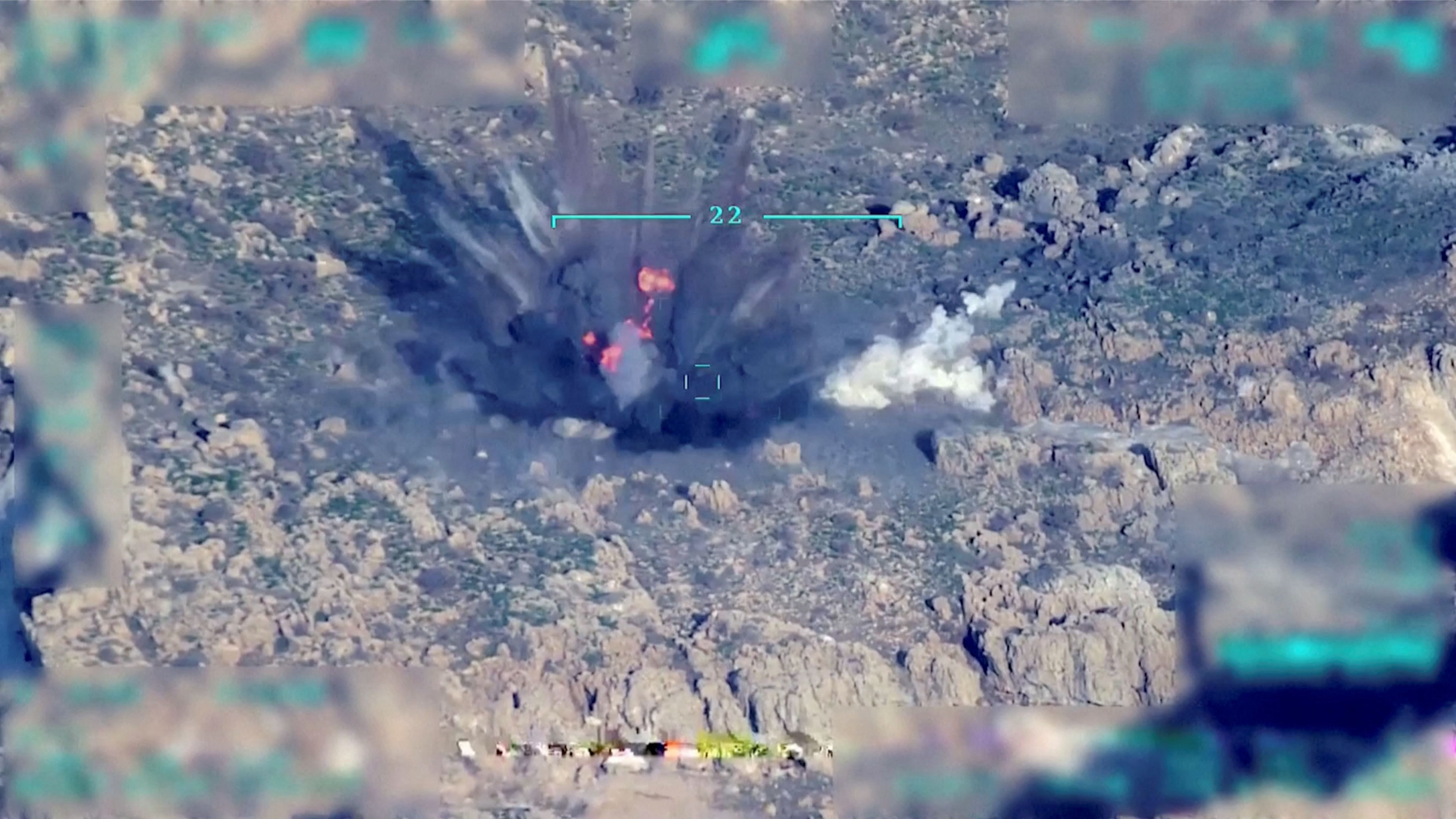 ارتش ترکیه در پی کشته شدن ۹ سربازش مواضع جنگجویان کرد در سوریه و عراق را بمباران کرد