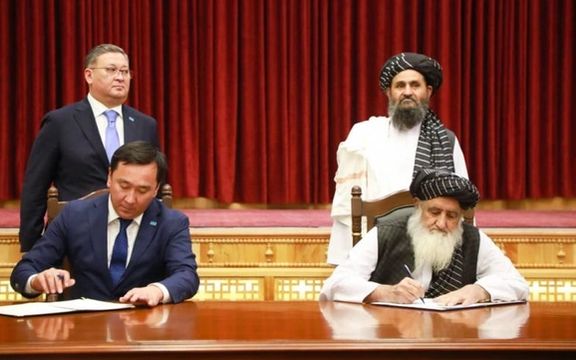 طالبان و قزاقستان تفاهمنامه ساخت خط آهن هرات الی تورغندی را امضا کردند