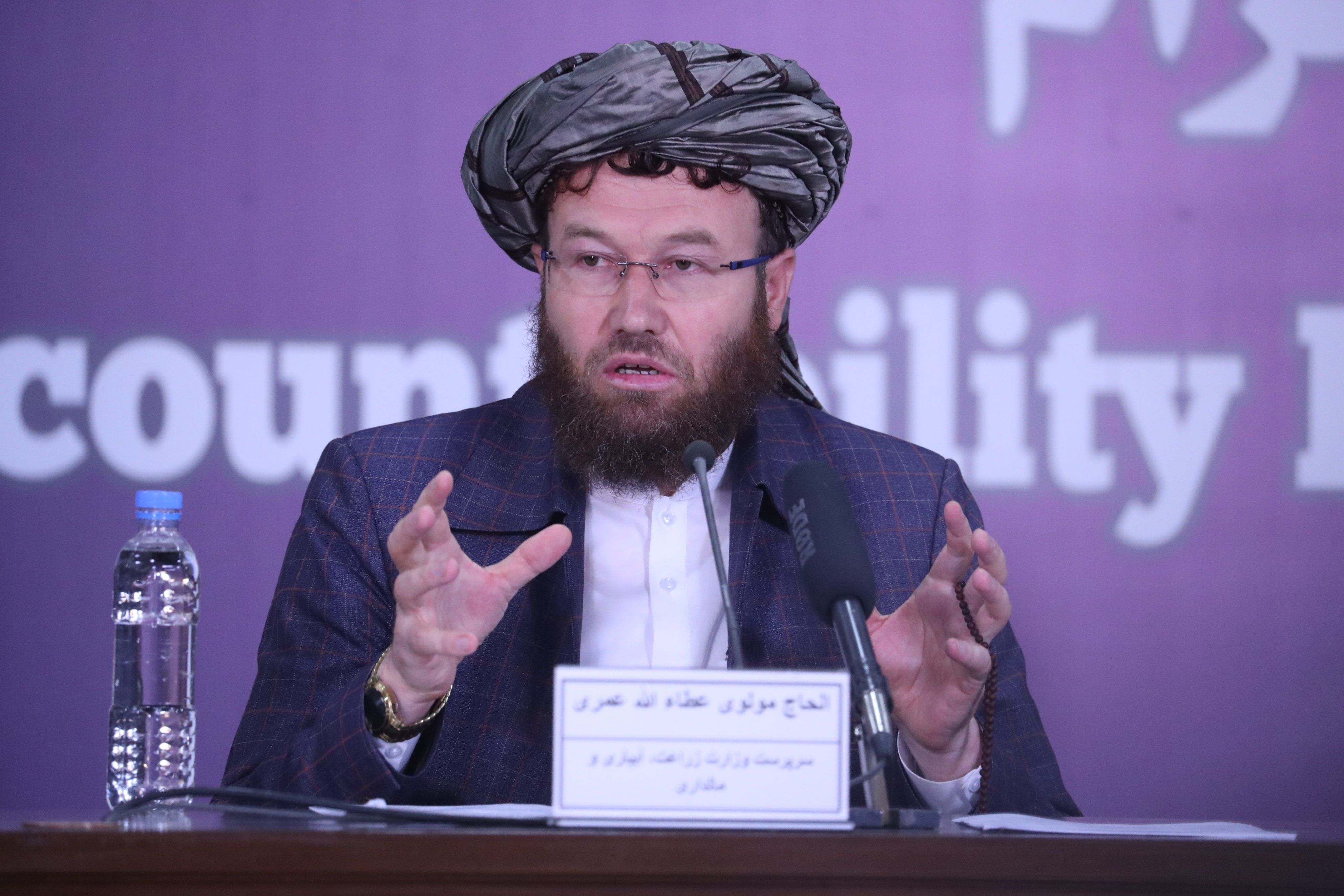 وزیر زراعت طالبان درباره کمبود آب در کابل هشدار داد