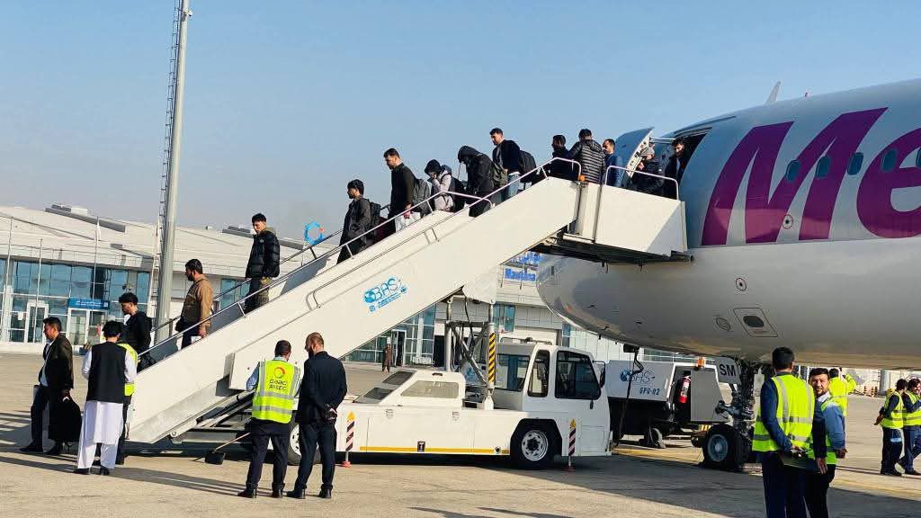 معراج هوايي شرکت نن بلخ ته خپله لومړنۍ الوتنه ترسره کړه