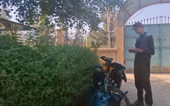 جرمنی بايسکلچلوونکی له ۱۸ هېوادونو وروسته بلخ ته رسېدلی