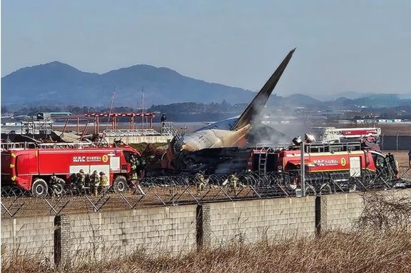 آمار قربانیان سانحه هوایی در کوریای جنوبی به ۱۶۷ نفر افزایش یافت
