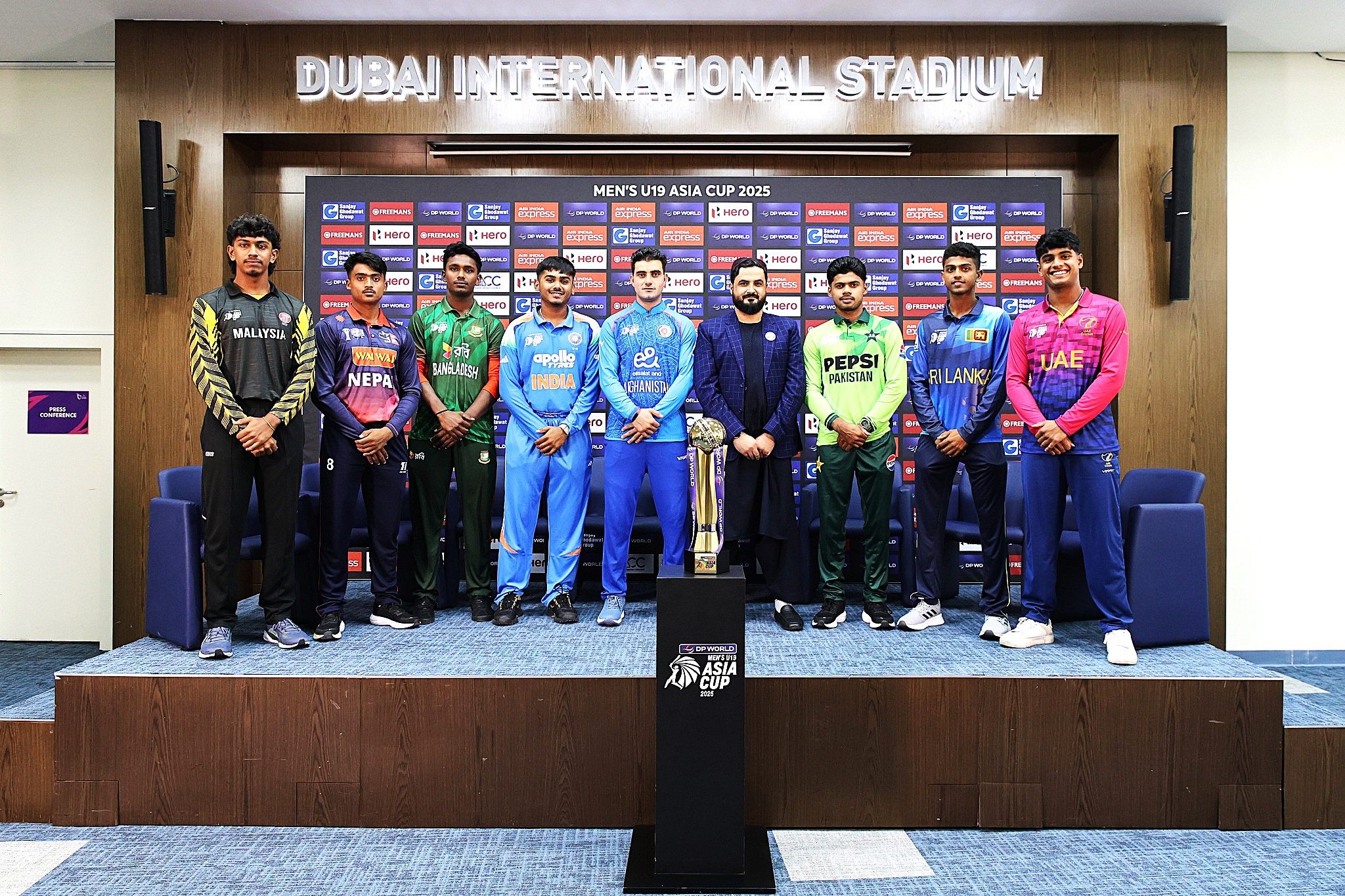 مسابقات کریکت نوزده‌سال جام آسیایی ۲۰۲۵ فردا در امارات متحده عربی آغاز می‌شود