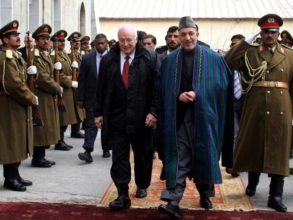 حامد کرزی و دیک چینی