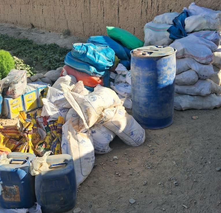 په هلمند کې د نشه يي توکو د جوړولو مواد ترلاسه شوي دي