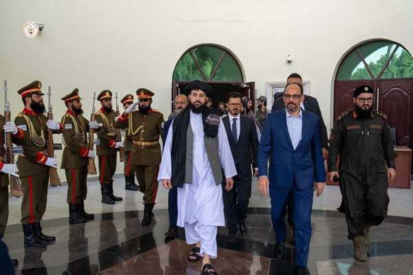 Taliban Defence Minister Meets Turkish & Qatari Security Delegations