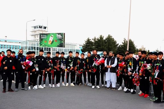 تیم فوتبال هفده سال افغانستان پس از راهیابی به جام ملتهای آسیا به کابل بازگشت