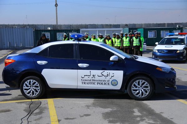 طالبان از موترهای جدید پولیس ترافیک رونمایی کرد