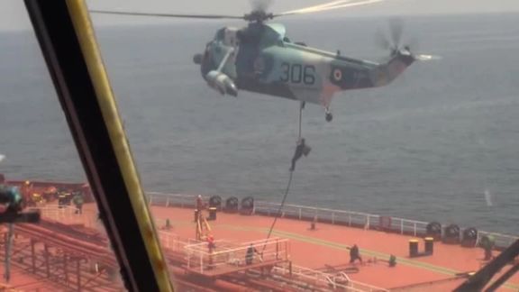 سپاه پاسداران ایران نفتکش عازم امریکا را توقیف کرد