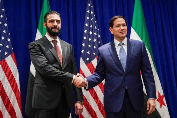 وزیر خارجه امریکا و رهبر اسلامگرای سوریه در نیویارک دیدار کردند