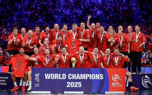 تیم ملی هندبال دنمارک برای چهارمینبار متوالی، قهرمان جهان شد