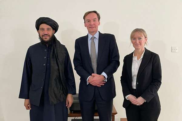UK Special Envoy Holds Talks With Taliban Rep In Islamabad
