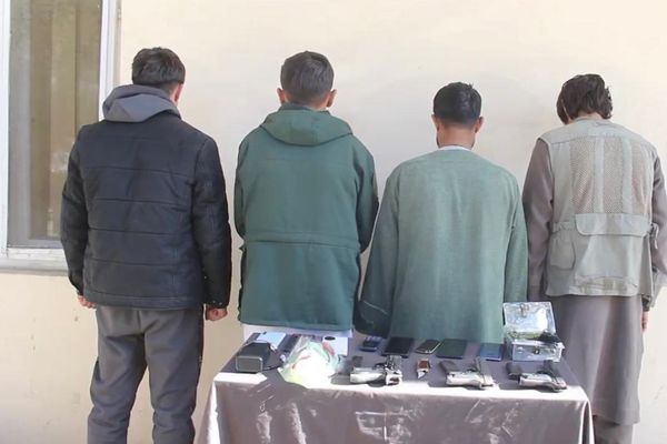 طالبانو په کابل کې د ۴ وسلهوالو غلو له نیولو خبر ورکړی