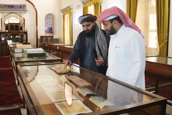 قطر تبدي استعدادها للتعاون في ترميم وثائق وآثار الأرشيف الوطني الأفغاني