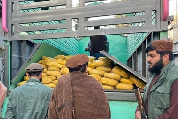 طالبان وايي په تخار ولایت کې یې ۵۵۱ کیلوګرامه نشه يي توکي نیولي