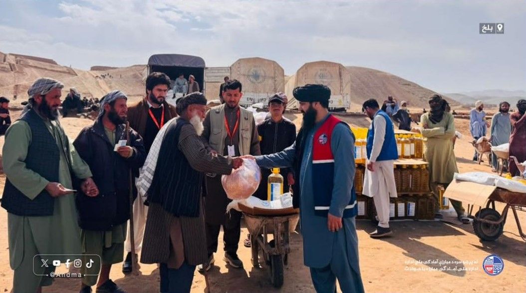 د خوړو نړۍوال پروګرام بلخ کې له نږدې ۱۵۰۰ وچکالۍ ځپلو کورنیو سره مرسته وکړه